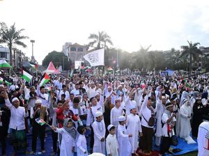 Hari HAM Sedunia, Ulama- Ribuan Warga Sumut Aksi Bela Palestina