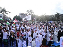 Hari HAM Sedunia, Ulama- Ribuan Warga Sumut Aksi Bela Palestina