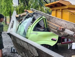 ASN DLH Pinrang Tewas Tertimpa Beton gegara Bak Truk Tabrak Palang Pintu