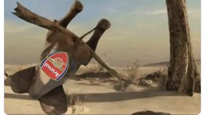 Aston Villa Bikin Arsenal Merana, Netizen Singgung Gajah Tersungkur