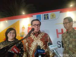 Yasonna-Heru Budi Hadiri Peringatan HAM Sedunia di Lapangan Banteng