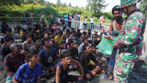 Penampakan Ratusan Pengungsi Rohingya Tiba Lagi di Aceh