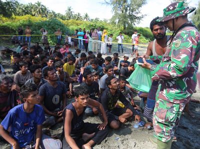 Penampakan Ratusan Pengungsi Rohingya Tiba Lagi di Aceh