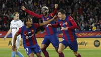 Barcelona kemudian membalas lewat gol Robert Lewandowski.  