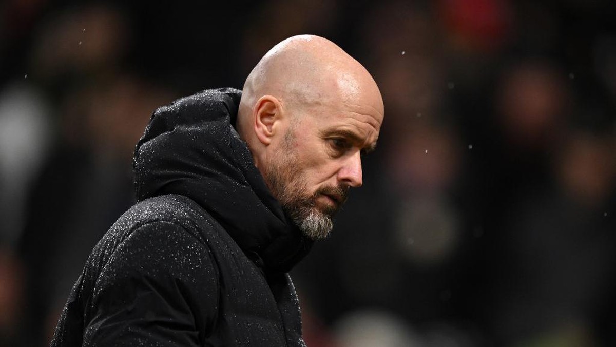 Erik ten Hag sudah bertemu dengan pemilik baru Man United, Sir Jim Ratcliffe, hasilnya positif. (Foto: AFP/OLI SCARFF)