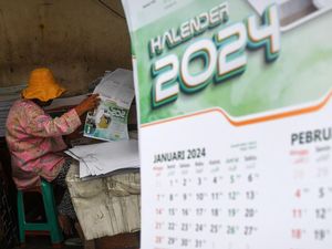 Jelang Pemilu, Produksi Kalender di Jakarta Meningkat