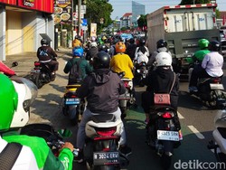 Jalan Buncit Raya Arah Gatsu-Kuningan Macet Pagi Ini