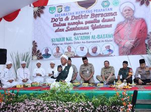 Polsek Mampang Gelar Doa dan Dzikir Bareng Ulama demi Pemilu Kondusif