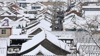Potret Beijing Berselimut Salju