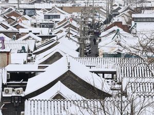 Potret Beijing Berselimut Salju Potret Beijing Berselimut Salju