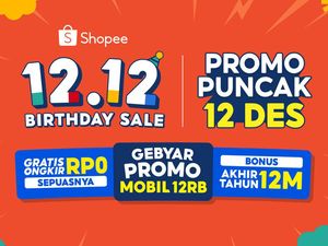 Catat! Ini Rangkaian Banjir Promo Puncak Shopee 12.12 Birthday Sale