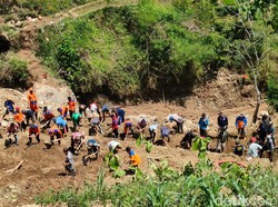 Jasad Mijem Korban Longsor Kismantoro Wonogiri Ditemukan Anak Sendiri