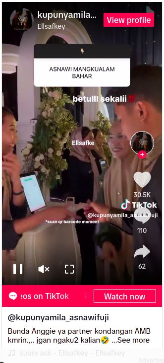 Unggahan TikTok soal Asnawi