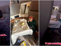 Suapi Bocah di Pesawat, Pramugari Ini Viral dan Curi Perhatian