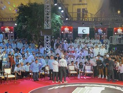 Suasana Jelang Debat Perdana Capres Pemilu 2024