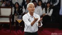 Foto-foto Ganjar Paparkan Visi Misi di Debat Pilpres 2024