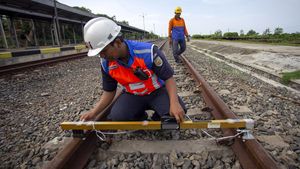 Jalur KA Dicek Jelang Libur Nataru, Begini Potretnya