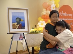 Keren! Lukisan Anak Disabilitas Bandung Dilelang untuk Bantu Sesama