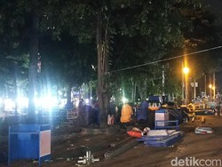 Pasar Malam BKB Mulai Dibongkar, Pengelola Diberi Deadline 13 Desember