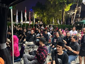 Pasukan Ganjar Muda Gelar Nobar Perdana Debat Pilpres 2024