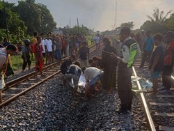 Pejalan Kaki di Lamongan Tewas Tertabrak KA Argo Bromo