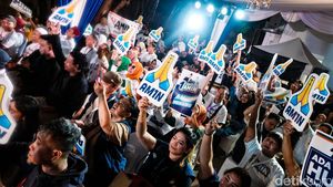 Potret Kemeriahan Nobar Debat Pilpres di Posko Timnas AMIN
