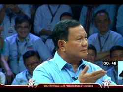 Debat Capres soal HAM di Papua, Prabowo Sempat Berpose Bak Silat