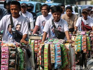 Ratusan Starling Konvoi Dukung Prabowo-Gibran Ratusan Starling Konvoi Dukung Prabowo-Gibran