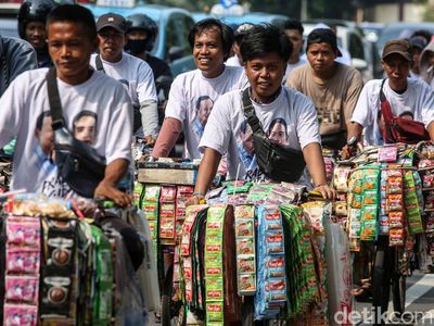 Ratusan Starling Konvoi Dukung Prabowo-Gibran