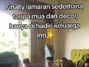 Lamaran Pernikahan Viral, Sederhana Tanpa MUA dan Dekorasi, Bikin Baper