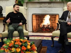 Zelensky Kunjungi Gedung Putih, Biden Janji Tak Akan Tinggalkan Ukraina