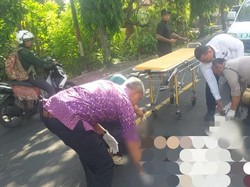Bule Australia Tewas Ditabrak Lari di Klungkung