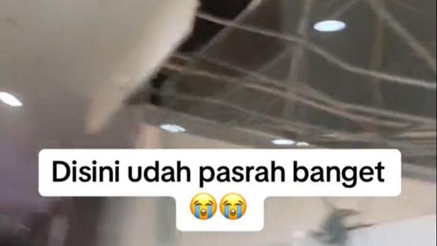 Detik-detik Kantor Baim Wong Ambruk