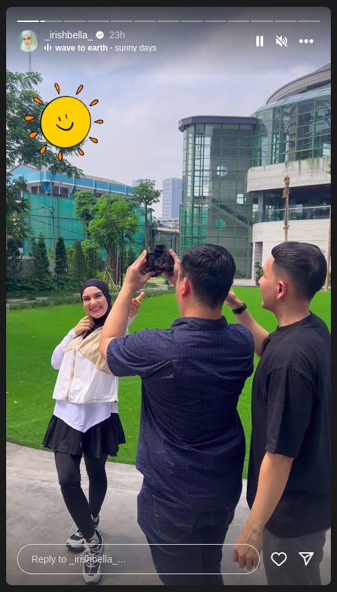 Kegiatan Irish Bella saat Ammar Zoni ditangkap karena kasus narkoba lagi