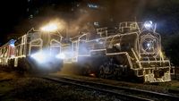 Kereta Berhias Lampu Natal Wira-wiri di Kolombia