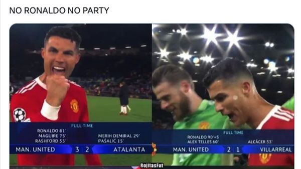 Meme Menohok MU Tersingkir, No Ronaldo No Party