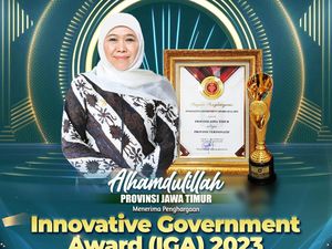 Dapat Penghargaan dari Mendagri, Jatim Jadi Provinsi Terinovatif