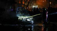 Rudal Rusia Hantam Kompleks Apartemen di Kyiv