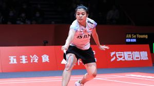 Foto: Gregoria Alami Kekalahan Kedua di BWF World Tour Finals 2023