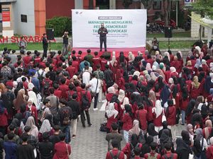 Mahasiswa di Jatim Deklarasi Kawal Demokrasi Tanpa Provokasi