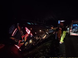 Bus Kecelakaan Tunggal di Indramayu, 2 Orang Meninggal Dunia