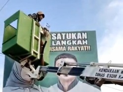 Randis ESDM Touna Sulteng Diduga Dipakai Pasang Baliho Caleg, Bawaslu Usut