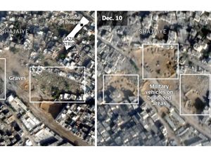 Israel Hancurkan Makam di Gaza Jadi Pos Militer Terekam di Citra Satelit