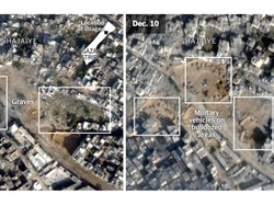 Israel Hancurkan Makam di Gaza Jadi Pos Militer Terekam di Citra Satelit