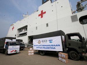 Danone Gaet LAZISNU-TNI Kirim Puluhan Ribu Botol AQUA ke Palestina