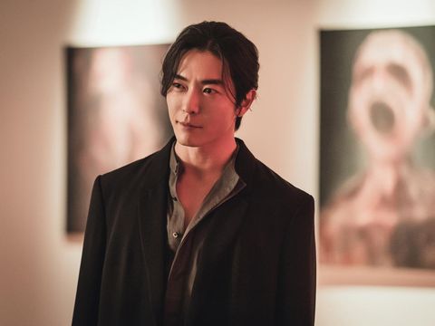 Drama Korea Death's Game (2023) Kim Jae-wook sebagai Jeong Gyu-cheol dalam drama Korea Death's Game (2023). (Prime Video)