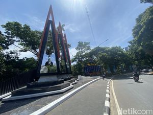 Duh! Lampu di Tugu Selamat Datang Depok Dicuri, Kerugian Capai Puluhan Juta Duh! Lampu di Tugu Selamat Datang Depok Dicuri, Kerugian Capai Puluhan Juta