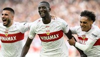 6. Serhou Guirassy, Stuttgart – 26 (25 gol, 1 assist). Foto: AFP/THOMAS KIENZLE