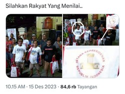 Viral Bantuan Presiden Dibagikan Tim Prabowo-Gibran, TKD Solo: Hoaks!