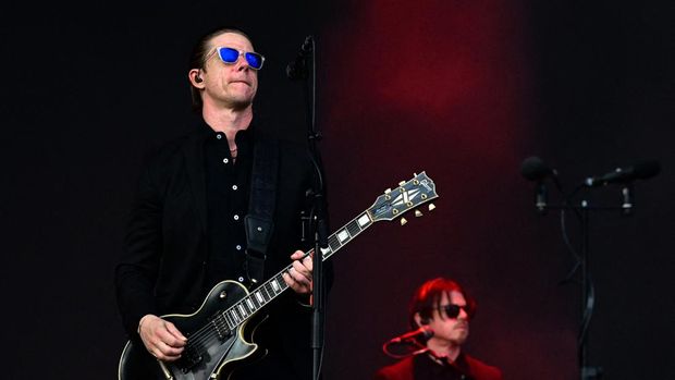 Paul Banks, singer of US indie-rock band 